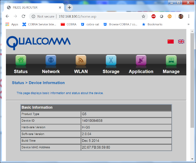 A5-V11 Qualcomm firmware details