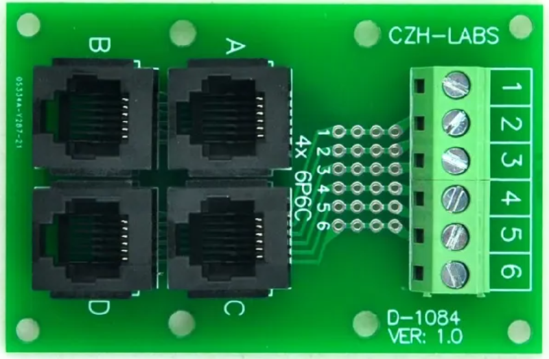 RJ-11 junction board