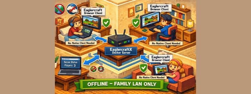 EaglercraftX home server setup