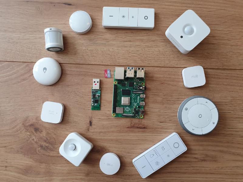 Pimoticz hardware setup — Raspberry Pi with CC2531 USB adapter