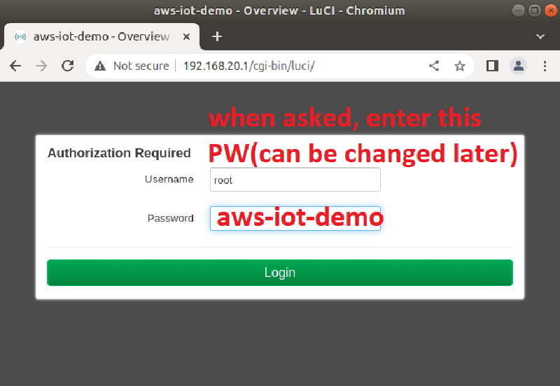 Custom firmware web UI