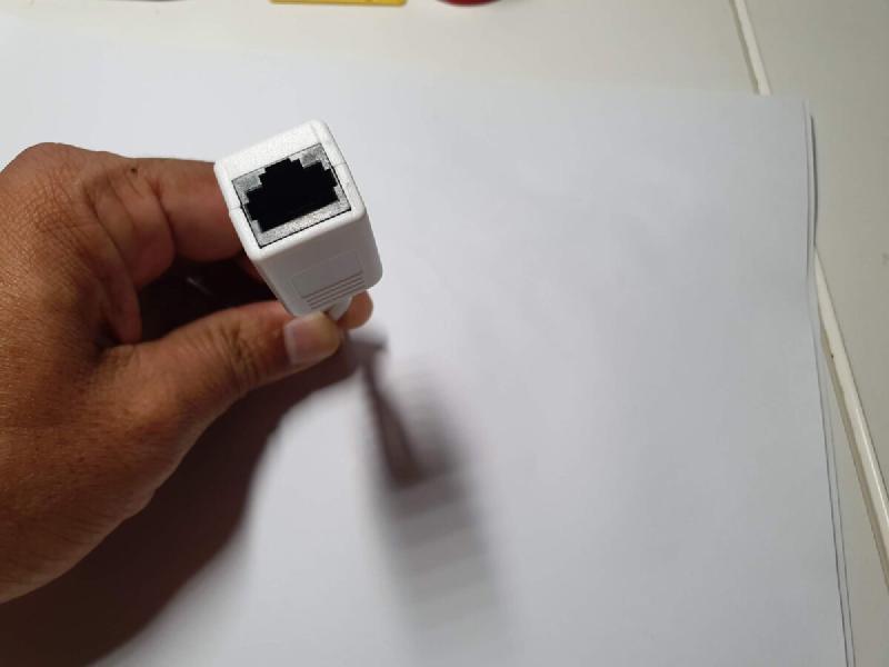 PoE injector cable — connector detail