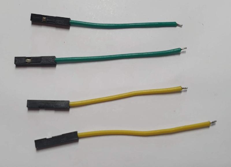 Soldering jumper wires to buck converter