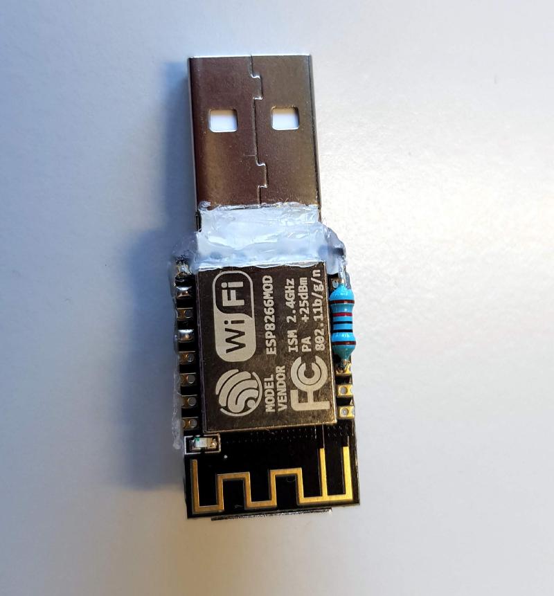 ESP-12F switcher board — front