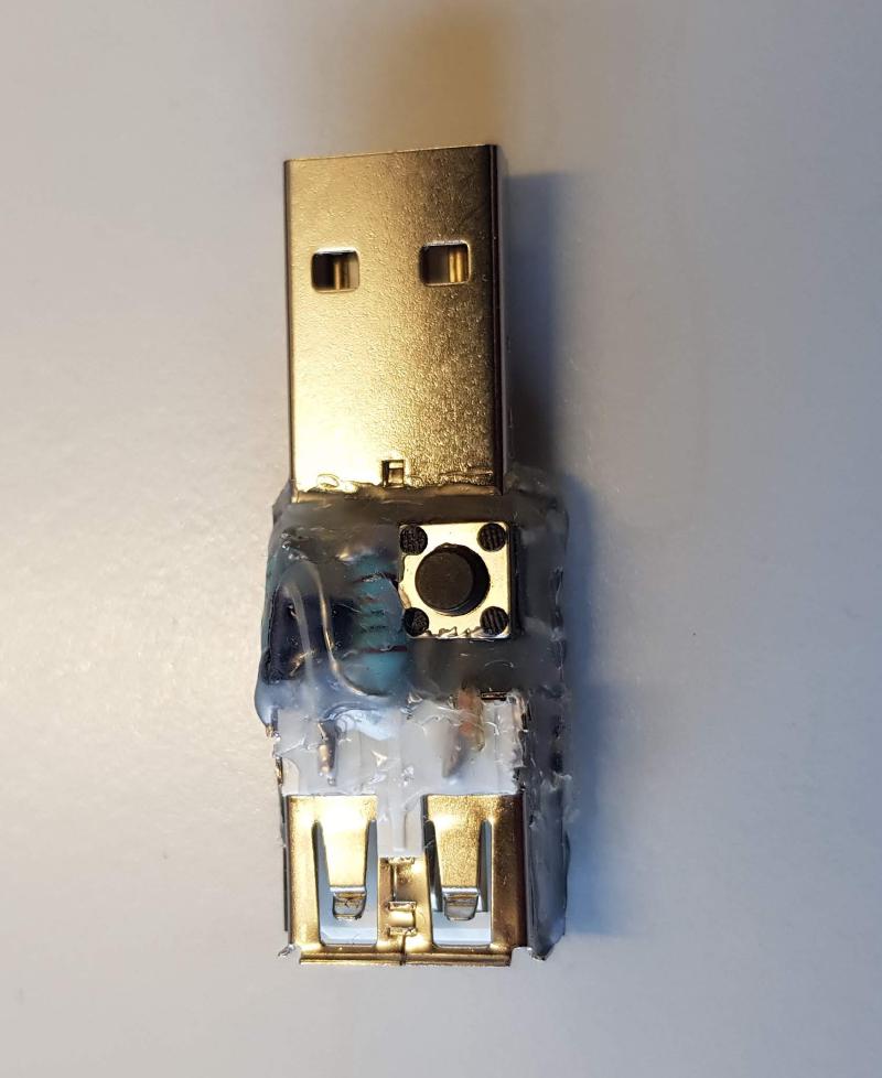 ESP-12F switcher board — rear